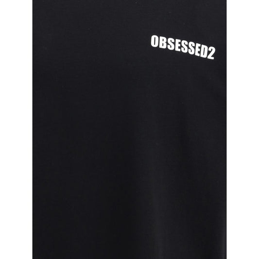 Dsquared² Cotton T-Shirt - Obsessed2 Print - picture problem