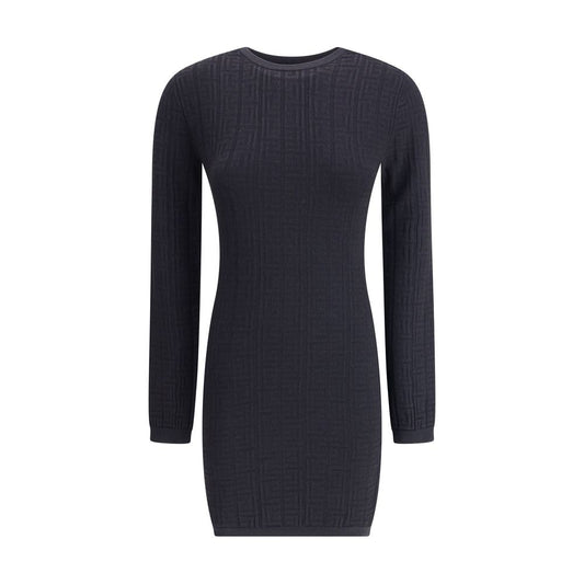 Balmain PB Patterned Short Dress