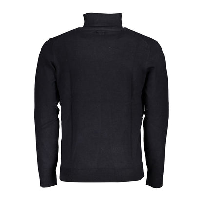 Norway 1963 Blue Fabric Sweater - Classic Turtleneck Pullover