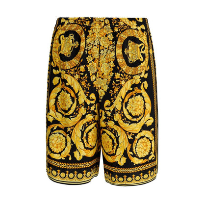 Versace Silk Shorts - Baroque Luxury