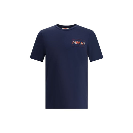 Marni Cotton T-Shirt with Patch