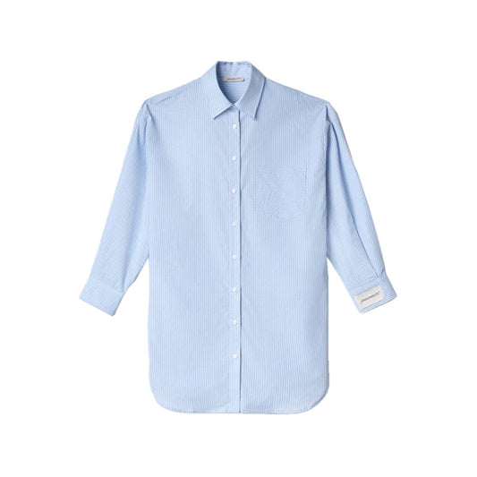 Hinnominate Light Blue Stripe Cotton Shirt