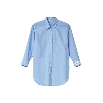 Hinnominate Blue Cotton Shirt