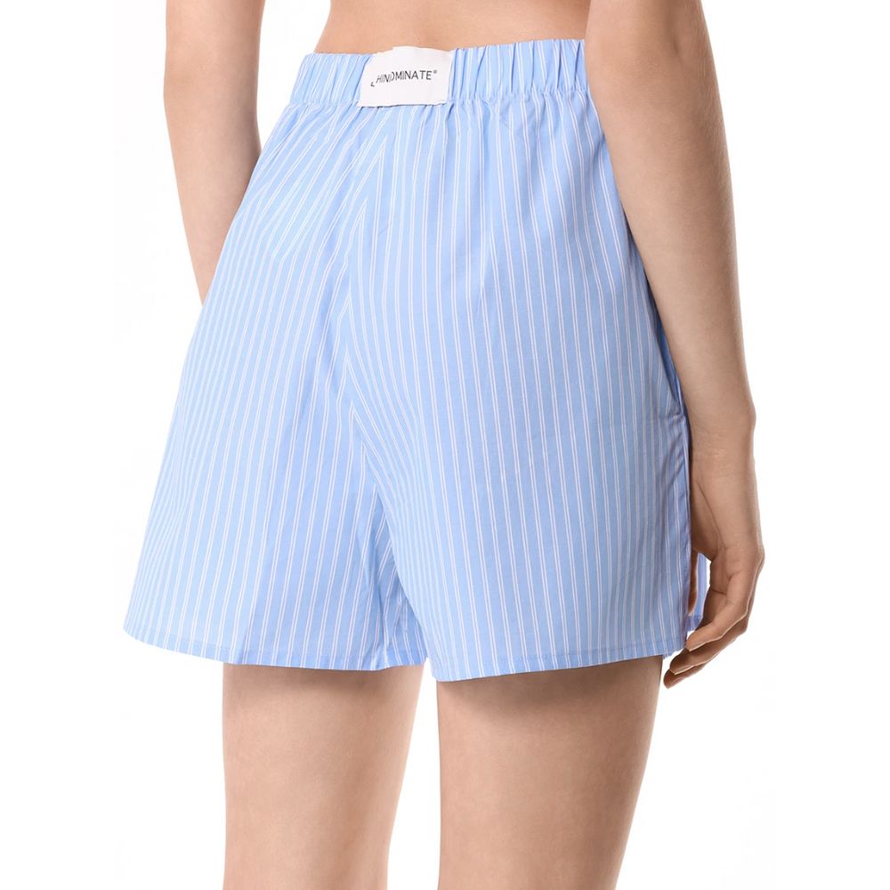 Hinnominate Blue Cotton Bermuda Shorts