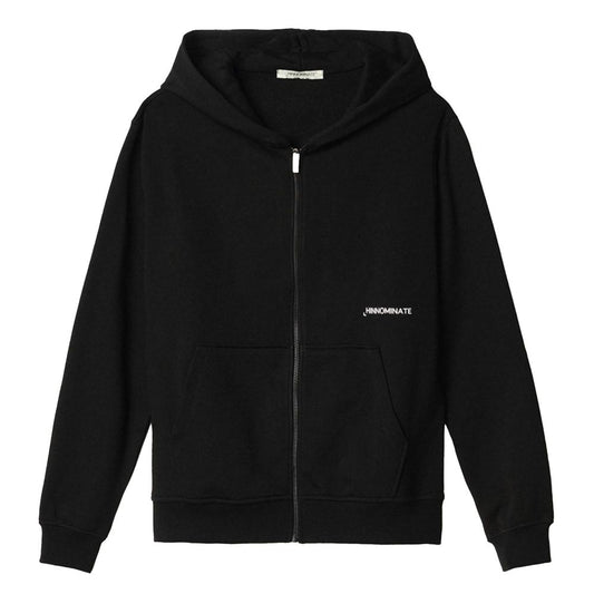 Hinnominate Black Cotton Hoodie