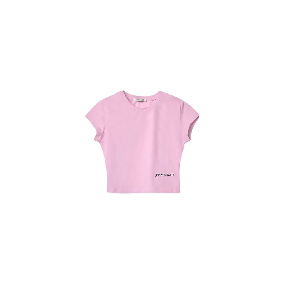 Hinnominate Pink Cotton Short Sleeved T-Shirt
