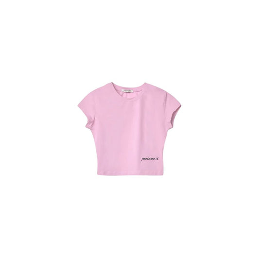 Hinnominate Pink Cotton Short Sleeved T-Shirt