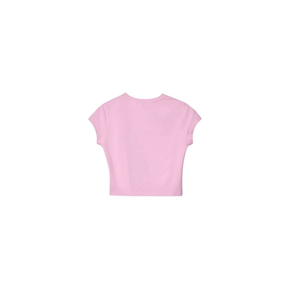Hinnominate Pink Cotton Short Sleeved T-Shirt