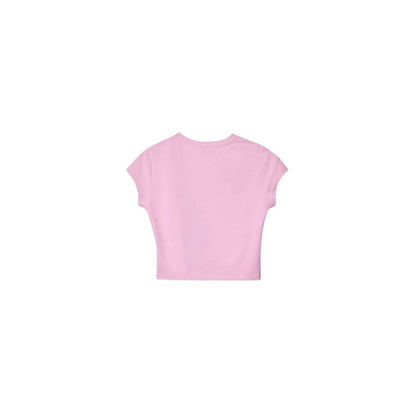 Hinnominate Pink Cotton Short Sleeved T-Shirt