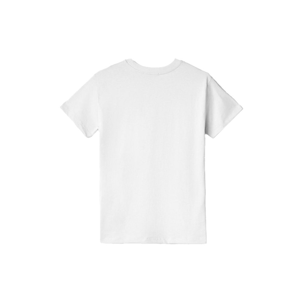 Hinnominate White Cotton T-Shirt with Embossed Logo