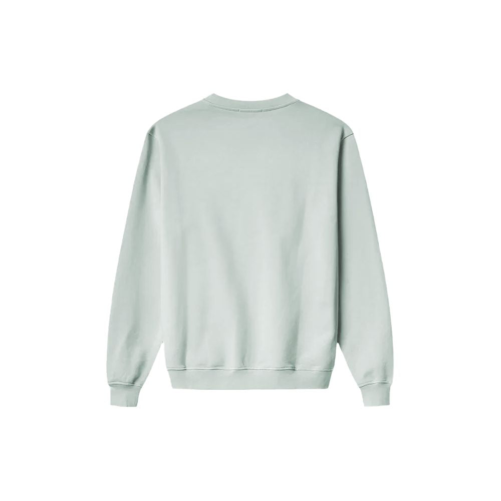 Hinnominate Gray Cotton Sweater - Embossed Logo Crewneck