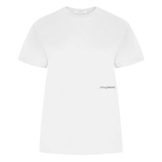 Hinnominate White Cotton Short-Sleeved T-Shirt