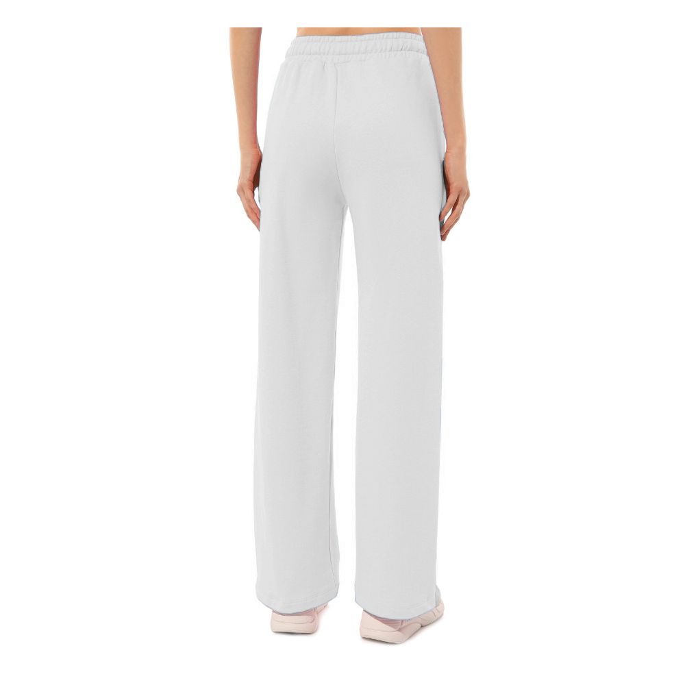 Hinnominate White Cotton Palazzo Trousers