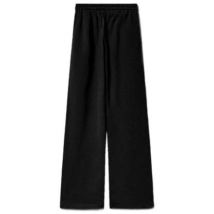 Hinnominate Black Cotton Palazzo Trousers
