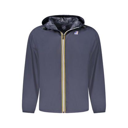 K-WAY Blue Polyamide Men's Jacket