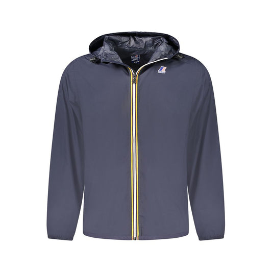 K-WAY Blue Polyamide Men's Jacket