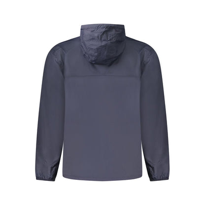 K-WAY Blue Polyamide Men's Jacket