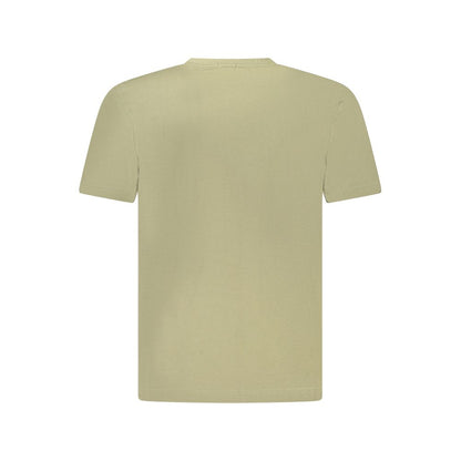 Hugo Boss Green Cotton Men T-Shirt