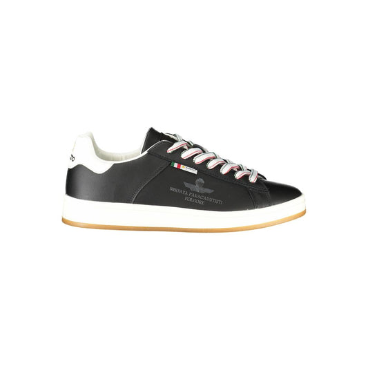 Esercito 1659 Black Leather Men Sneaker - FOLGORE
