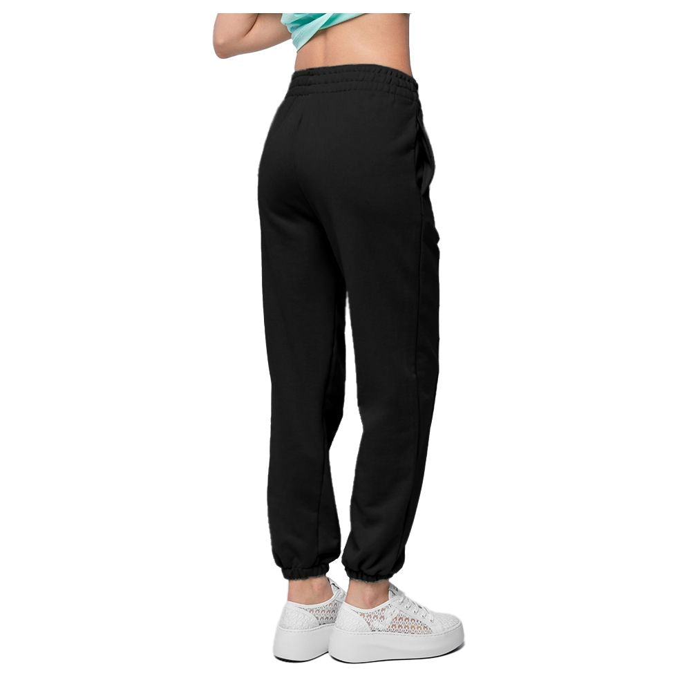 Hinnominate Black Cotton Sweatpants