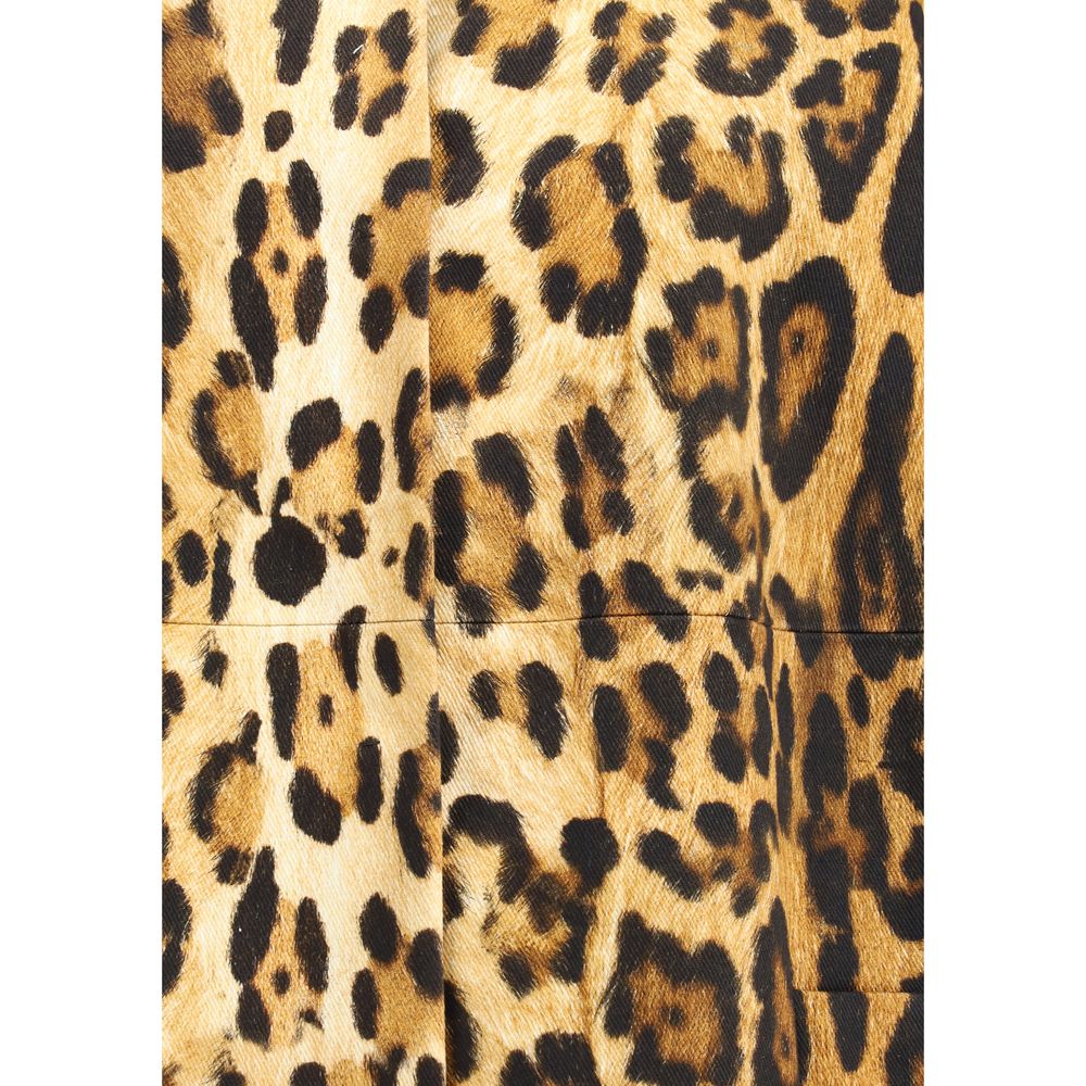 Prada Oversized Animal Print Coat