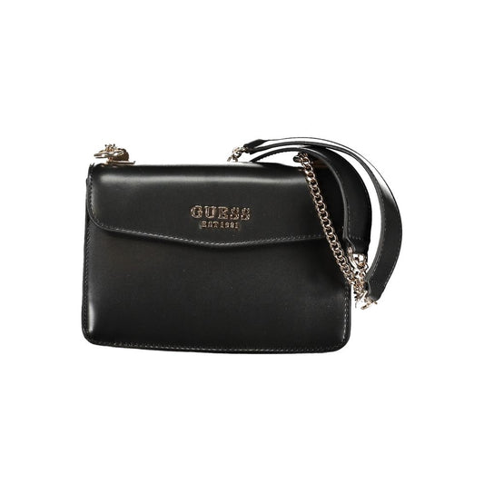 Guess Jeans Black Polyethylene Handbag - Evelune Bag