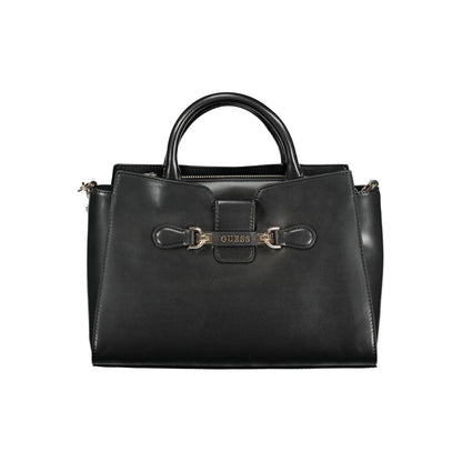 Guess Jeans Black Polyethylene Handbag - Nolana Bag