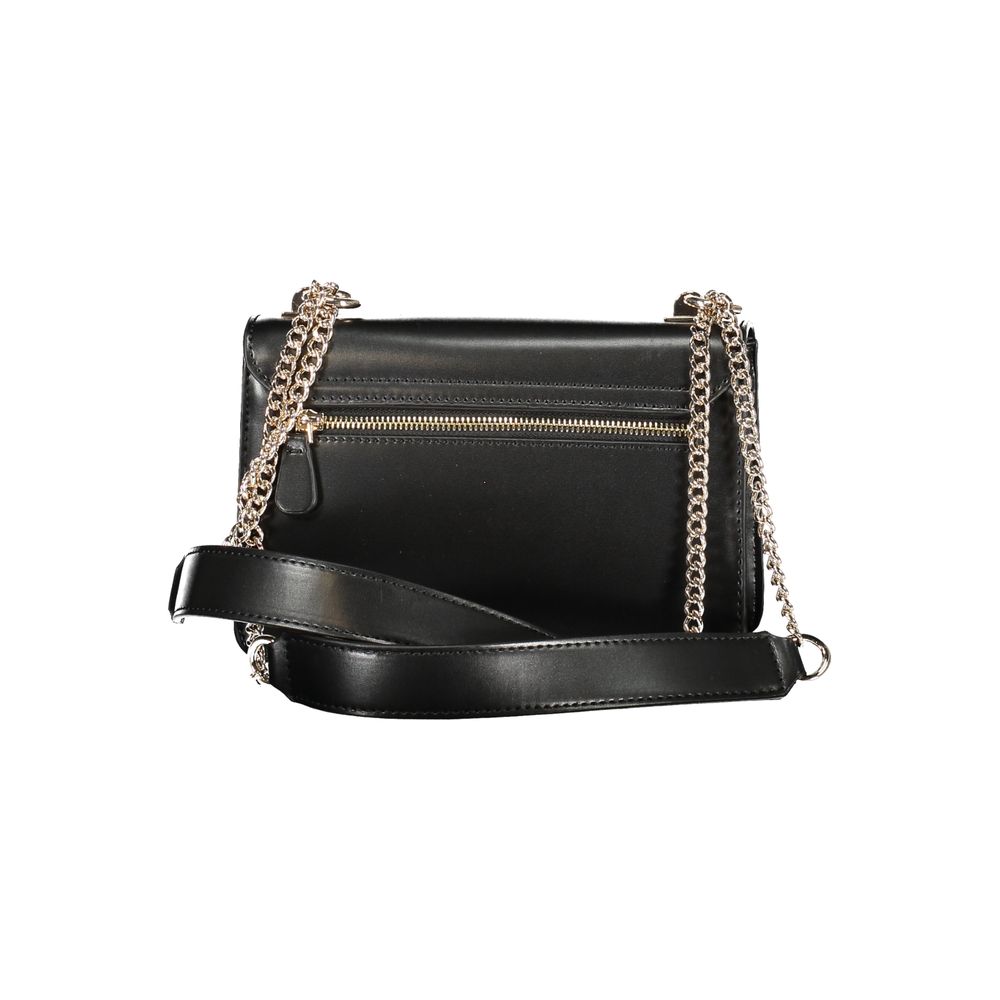 Guess Jeans Black Polyethylene Handbag - Evelune Bag