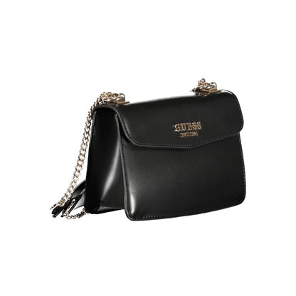 Guess Jeans Black Polyethylene Handbag - Evelune Bag