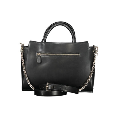Guess Jeans Black Polyethylene Handbag - Nolana Bag