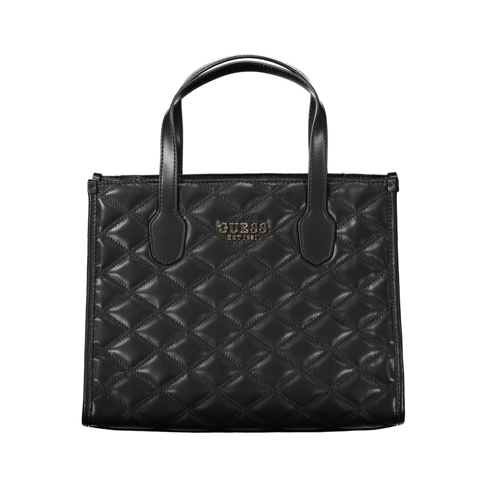 Guess Jeans Black Polyethylene Handbag - Tamsin Bag