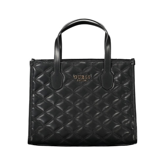 Guess Jeans Black Polyethylene Handbag - Tamsin Bag