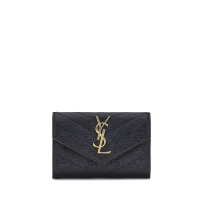Saint Laurent Leather Wallet: Elegant Functionality Meets Classic Style
