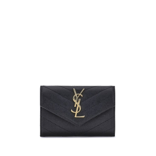 Saint Laurent Leather Wallet: Elegant Functionality Meets Classic Style