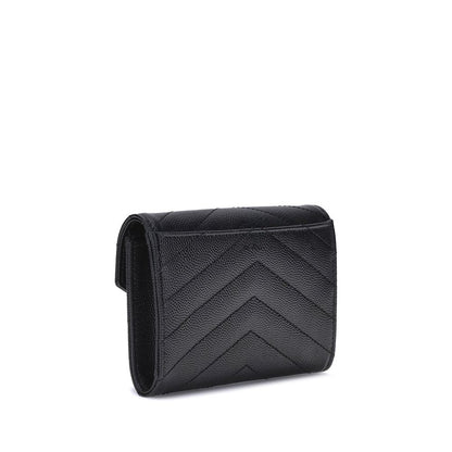 Saint Laurent Leather Wallet: Elegant Functionality Meets Classic Style