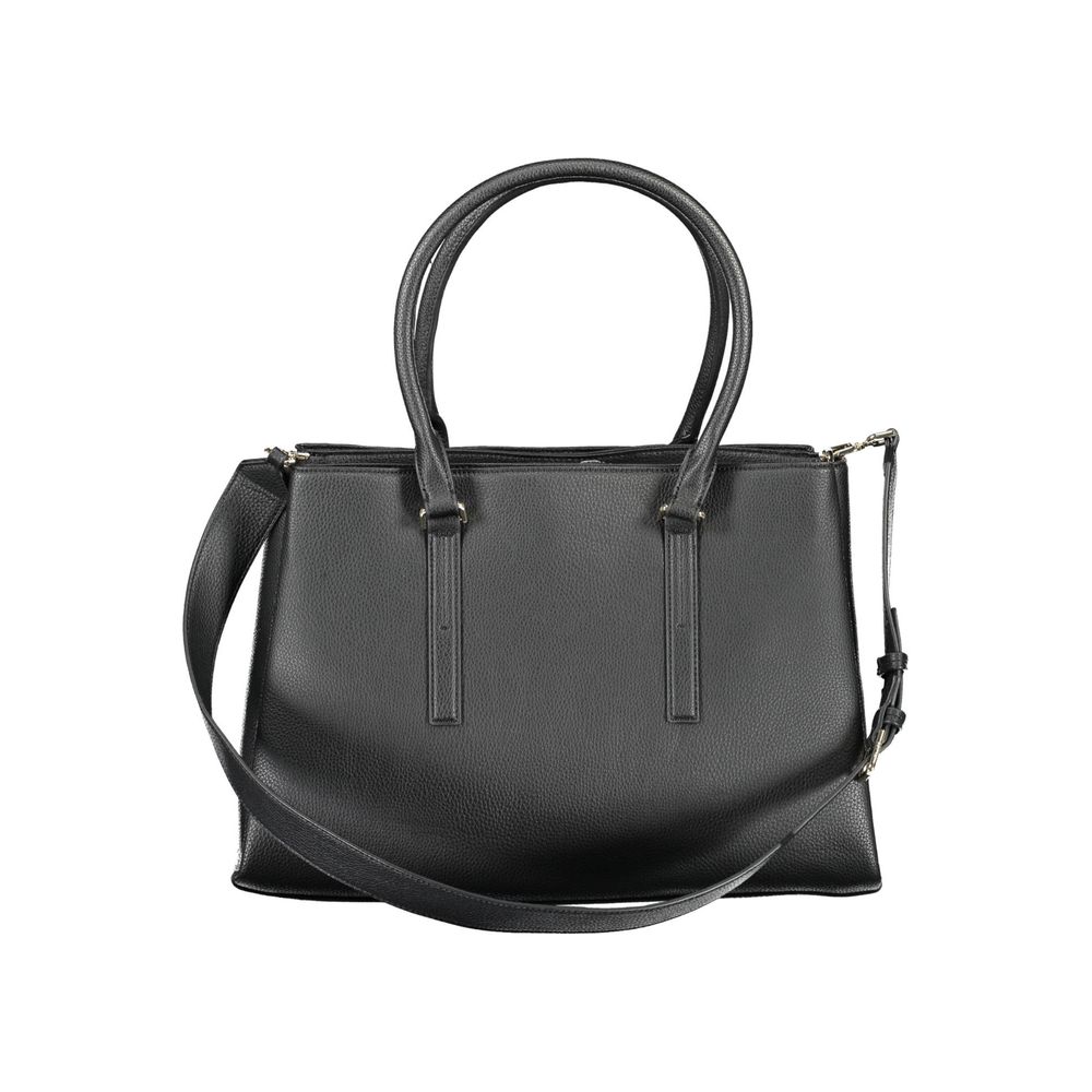 Calvin Klein Black Recycled Polyester Handbag