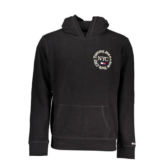Tommy Hilfiger Black Cotton Sweatshirt with Hood