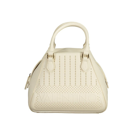 Valentino Bags Chic White Leather-Effect Handbag with Strap
