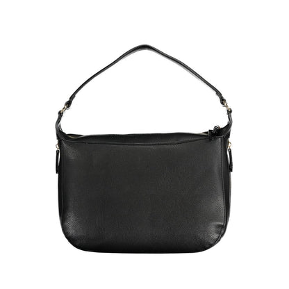 Valentino Bags Black Faux Leather Handbag with Shoulder Strap