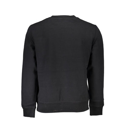 Napapijri Black Cotton Sweater - Classic Comfort Redefined