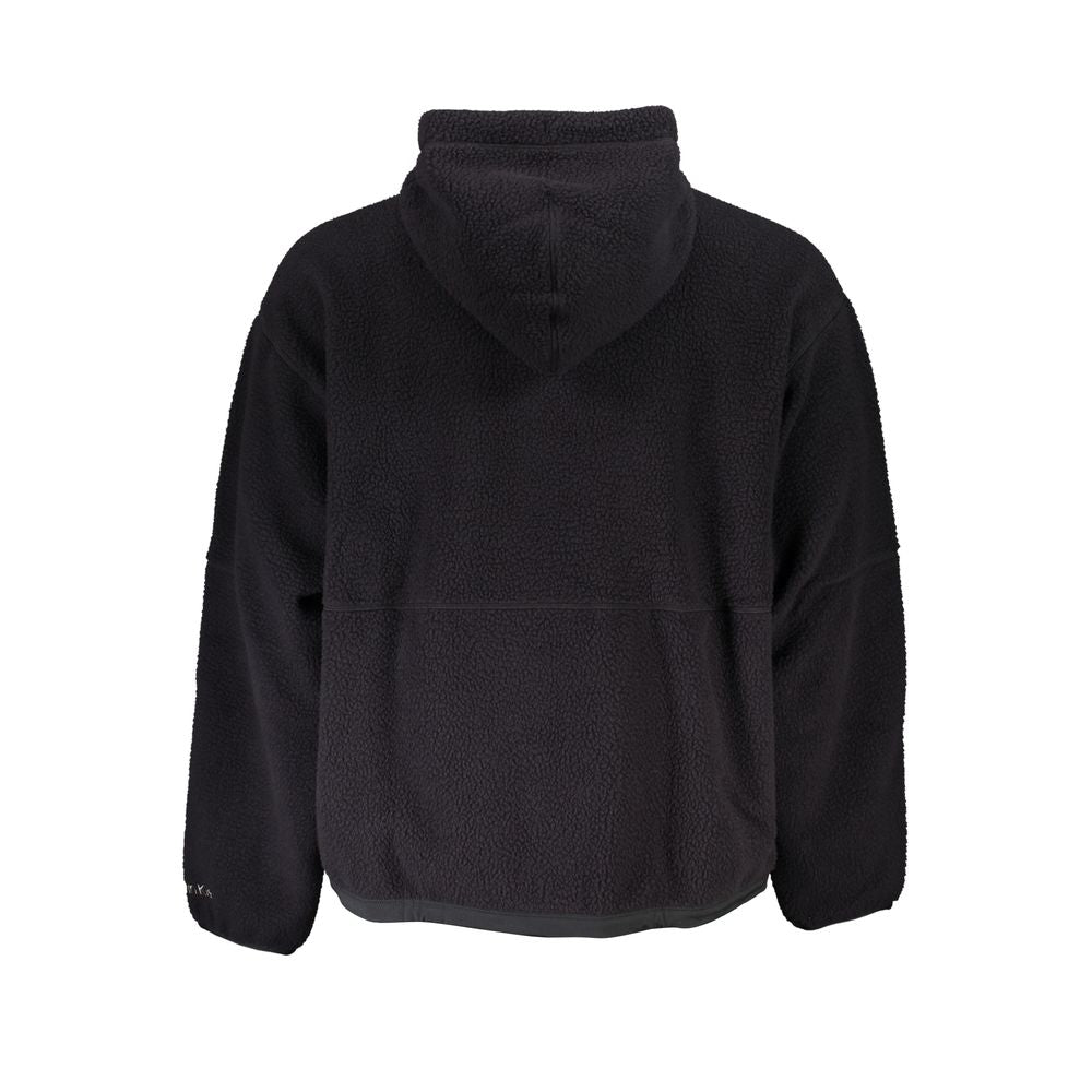 Calvin Klein Black Polyester Sweater with Hood