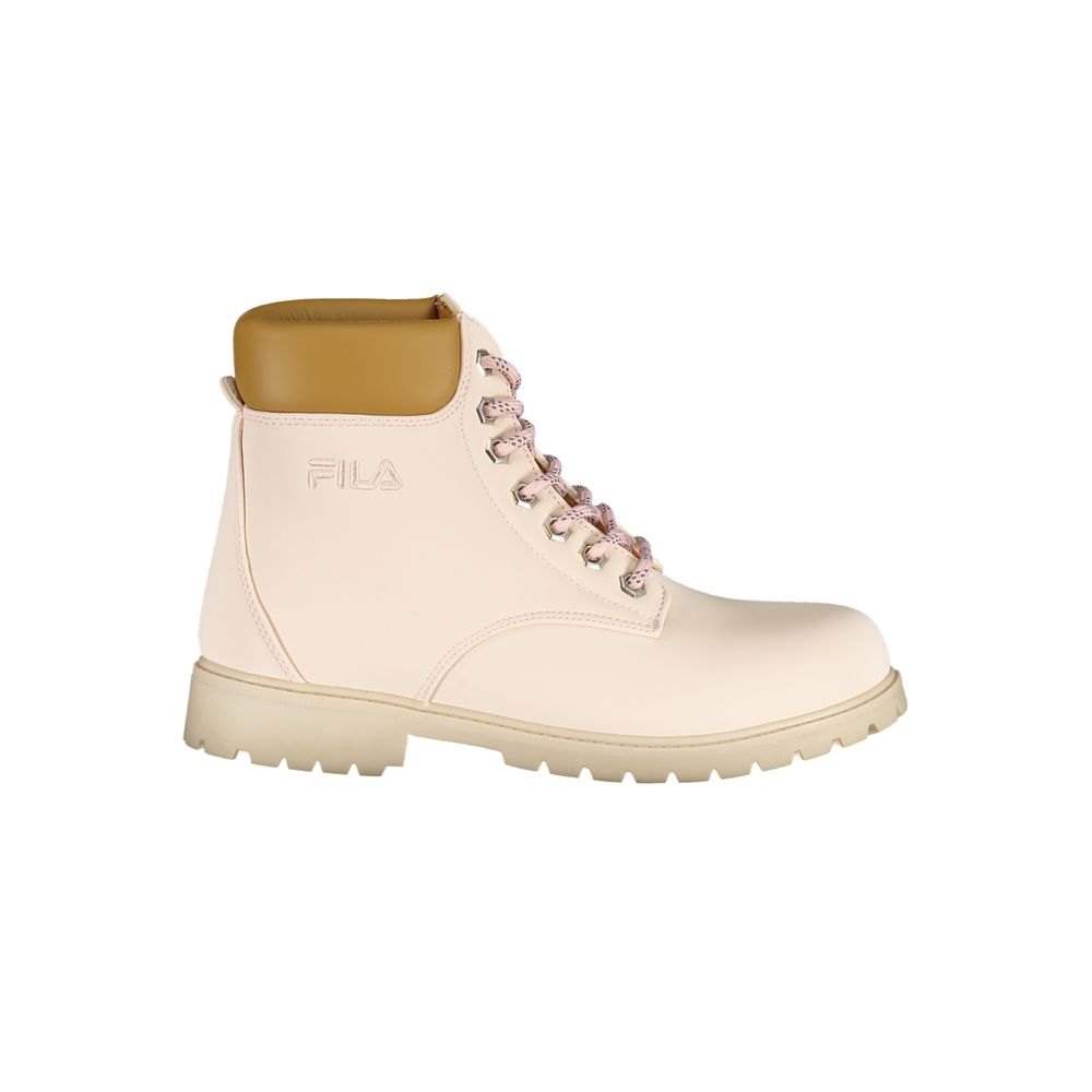 Fila Pink Polyester Boot - Stylish Comfort for Every Step