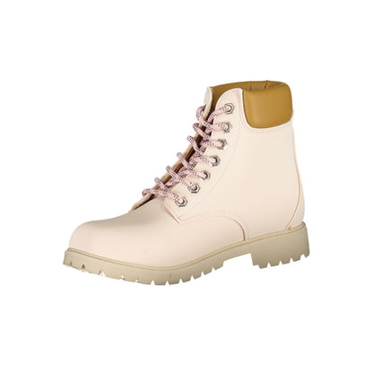 Fila Pink Polyester Boot - Stylish Comfort for Every Step