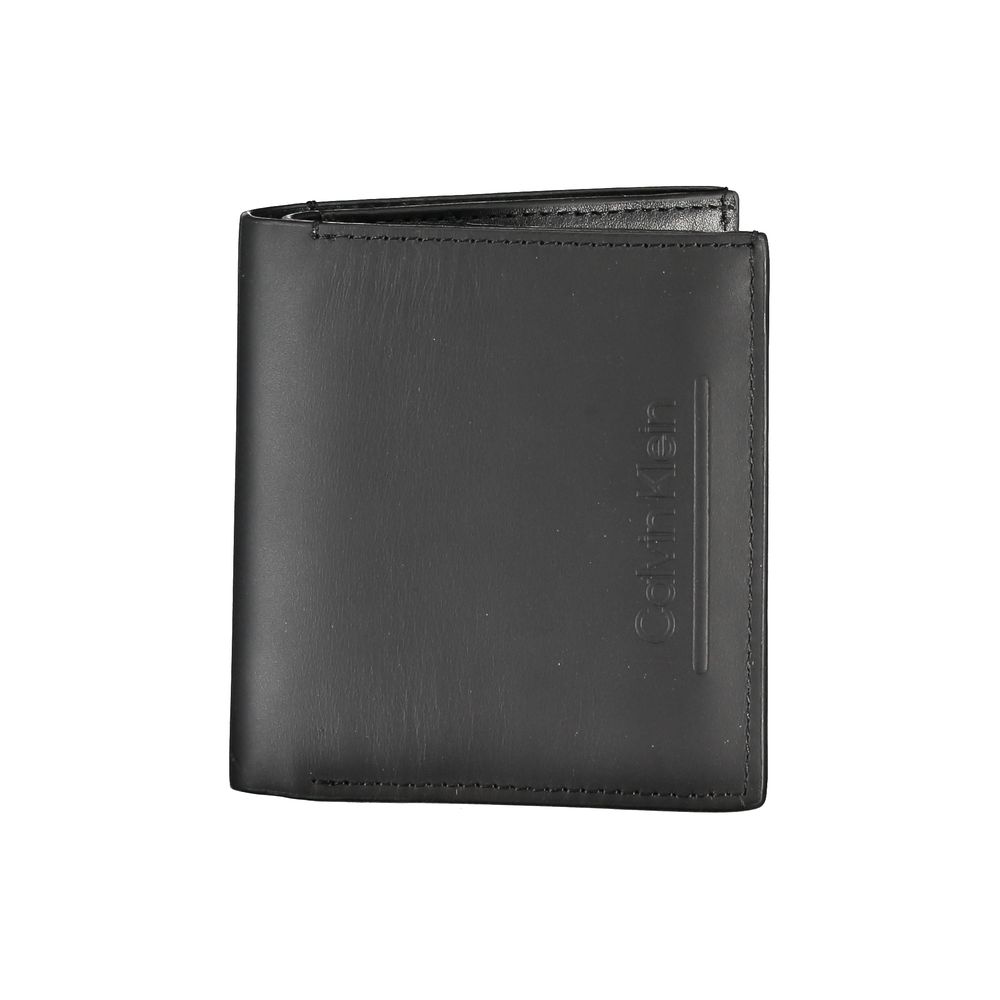 Calvin Klein Black Leather Wallet: Modern Elegance with RFID Protection