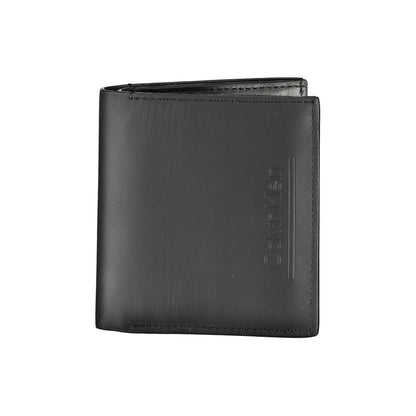 Calvin Klein Black Leather Wallet: Modern Elegance with RFID Protection