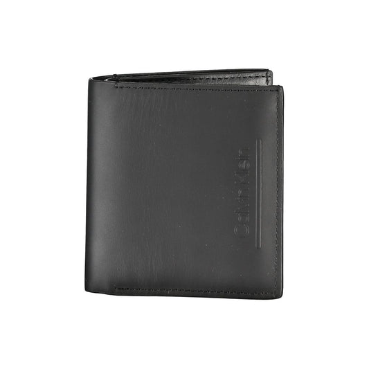 Calvin Klein Black Leather Wallet: Modern Elegance with RFID Protection