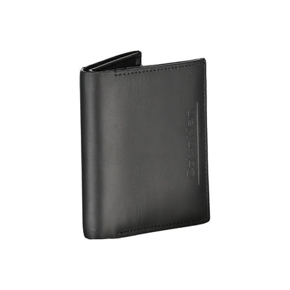 Calvin Klein Black Leather Wallet: Modern Elegance with RFID Protection