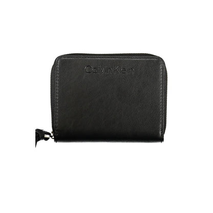 Calvin Klein Black Polyester Wallet: Modern Minimalism Meets Utility