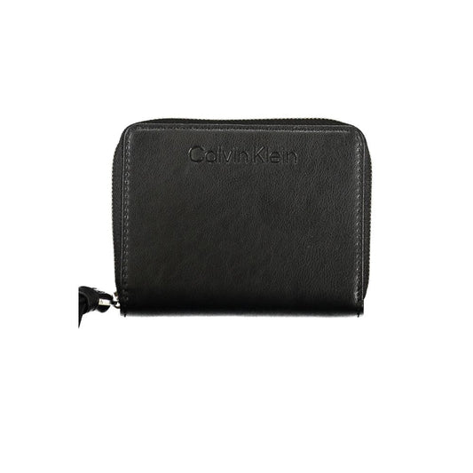 Calvin Klein Black Polyester Wallet: Modern Minimalism Meets Utility