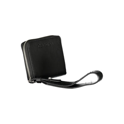 Calvin Klein Black Polyester Wallet: Modern Minimalism Meets Utility
